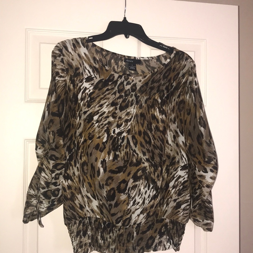 Leopard print blouse